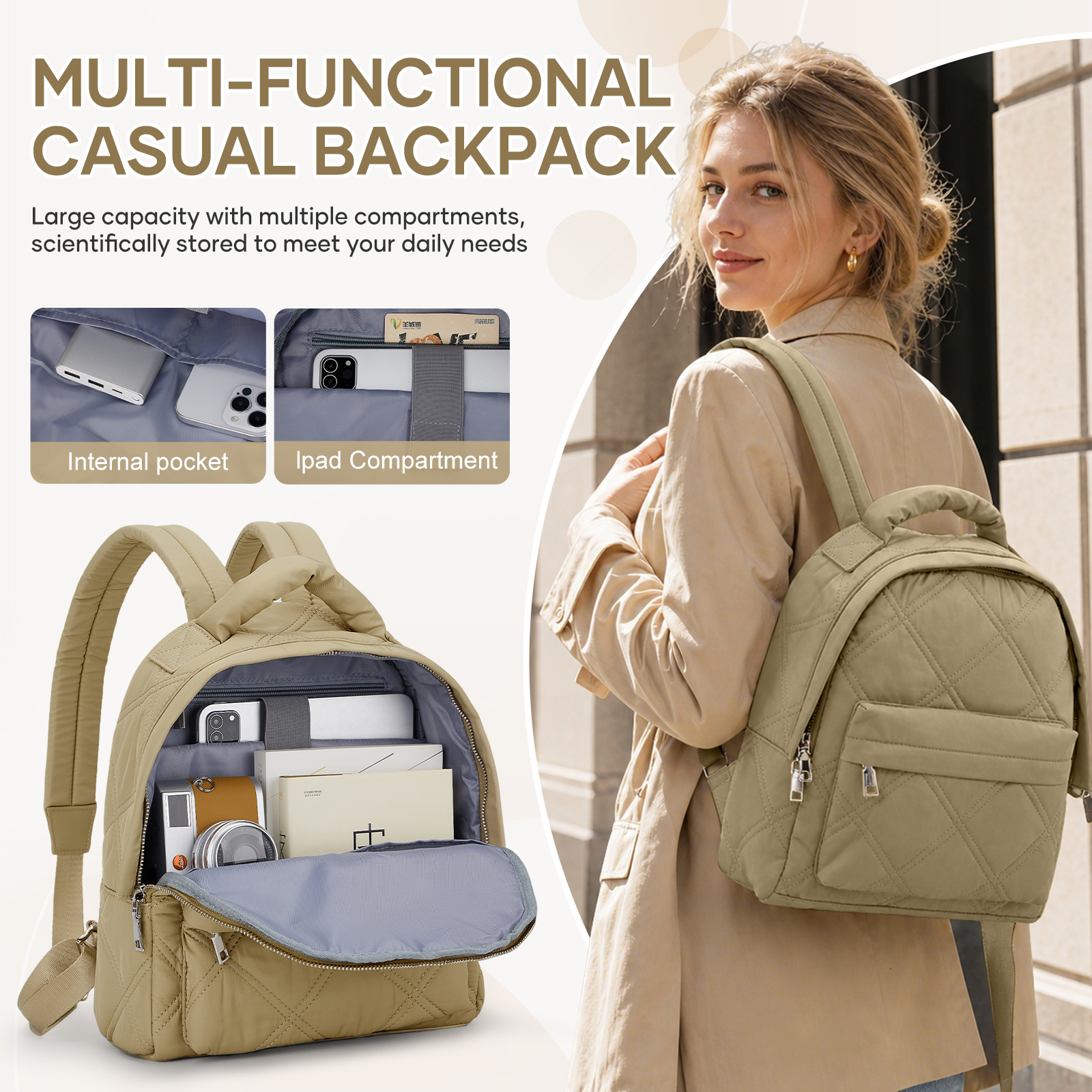 Mini Backpack Purse - Women's Backpack Fashion Backpacks, Mini Backpack