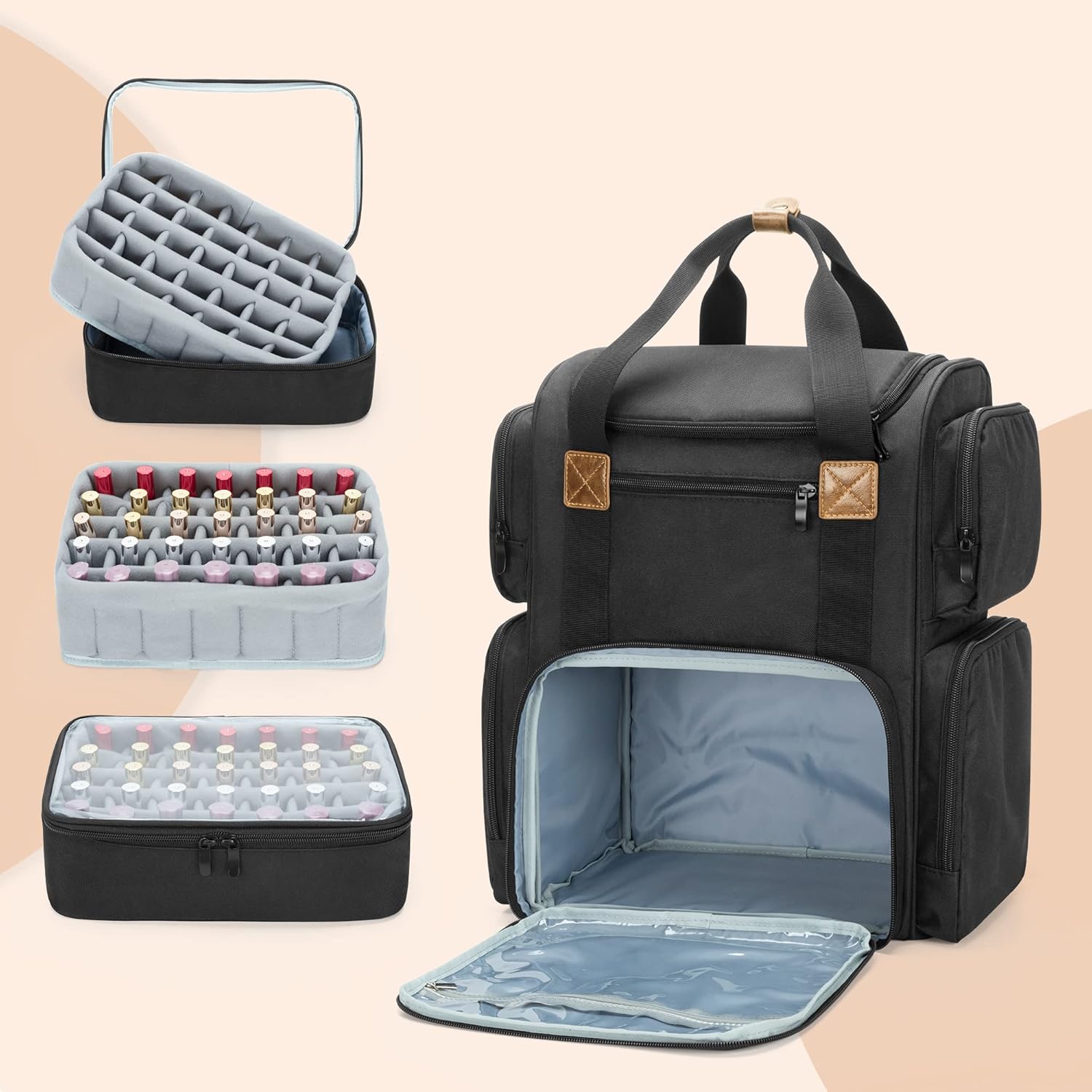 Nail Polish Organizer Backpack - Laptop Sleeve Removable incelemesi ve fiyatı