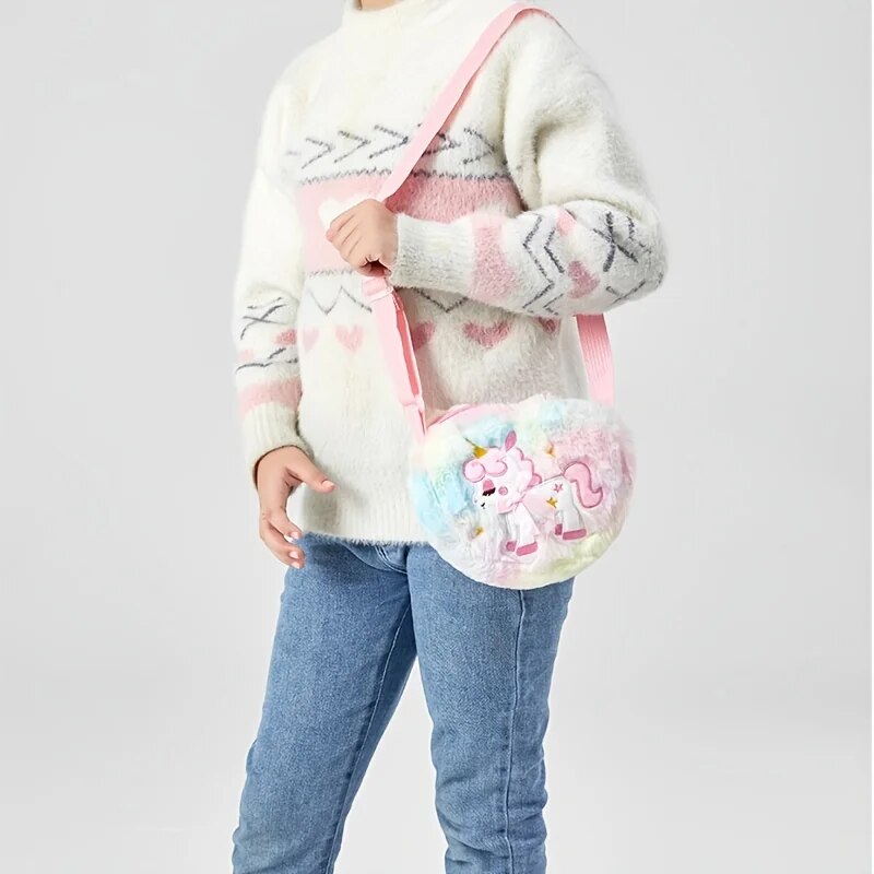 Cute Unicorn For Girls Plush H - Mini Backpack Purse incelemesi ve fiyatı