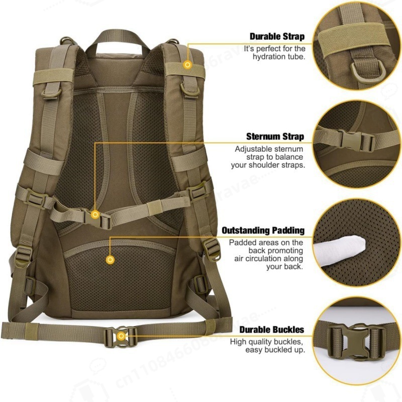 Waterproof Outdoor Tactical Ba - Rucksack Military Style incelemesi ve fiyatı