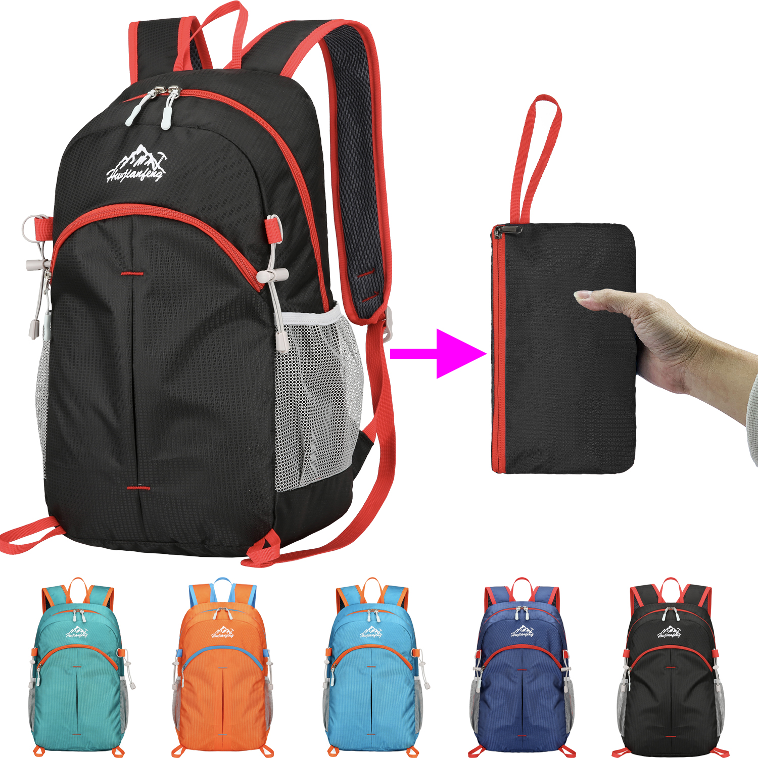 18L Portable Foldable Backpack - Foldable Backpack Small incelemesi ve fiyatı