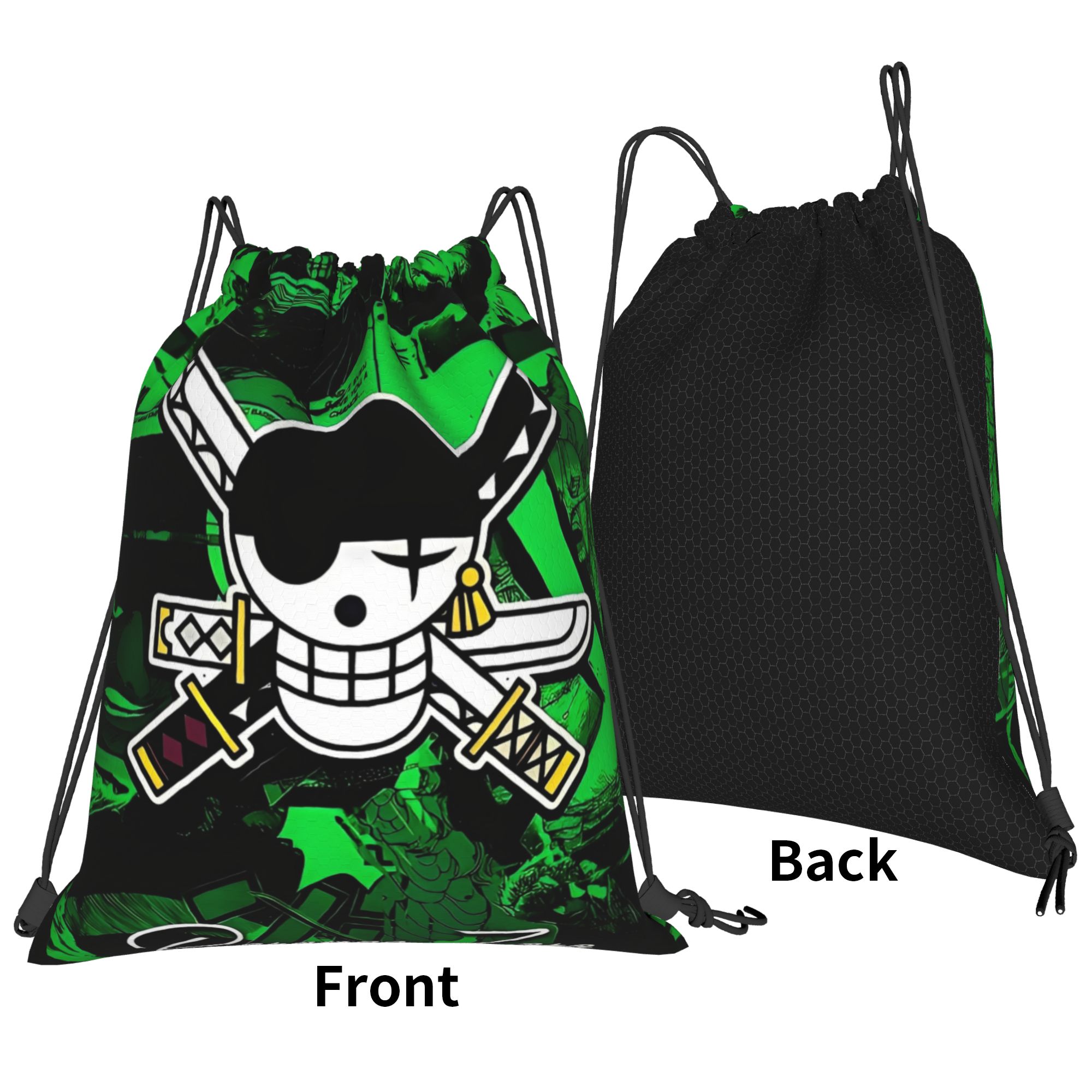 One Piece Zoro Skull Backpack  - Drawstring Gym Bag incelemesi ve fiyatı