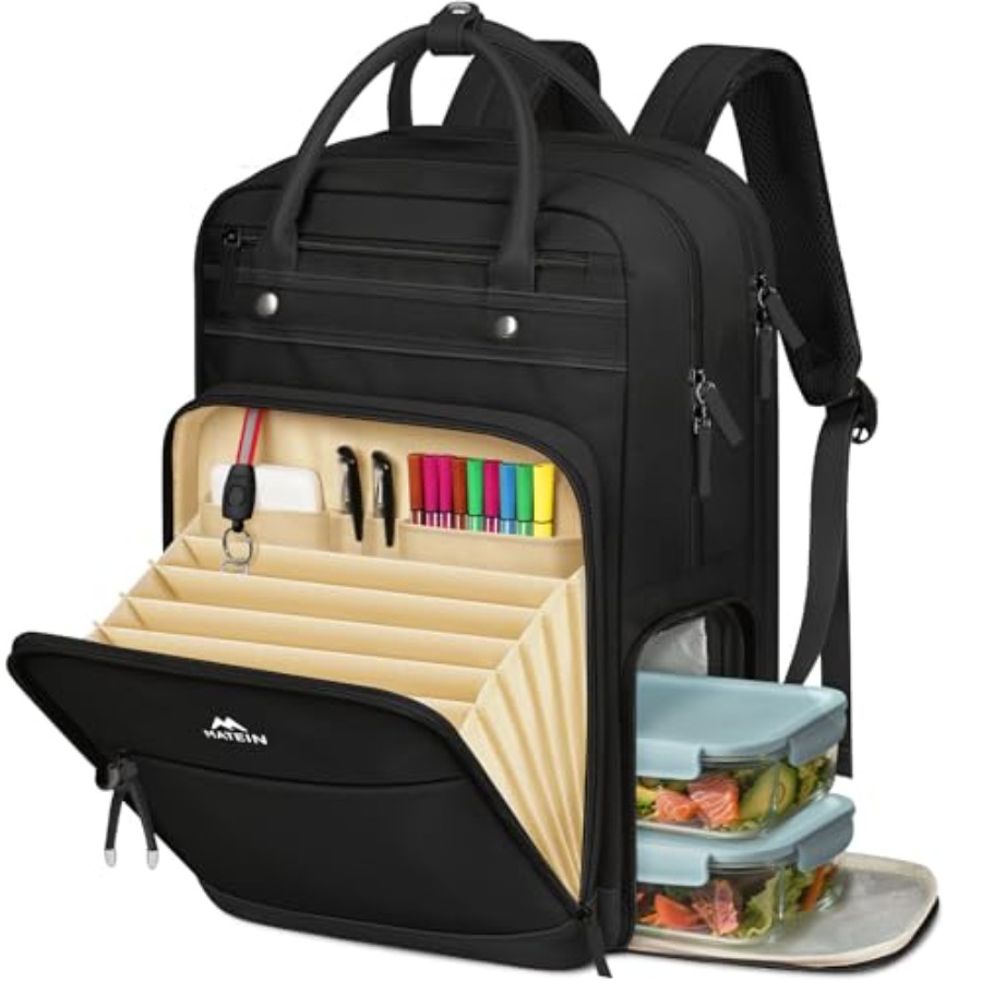 Teacher Backpack with Lunch Co - Laptop Backpack 15.6 incelemesi ve fiyatı