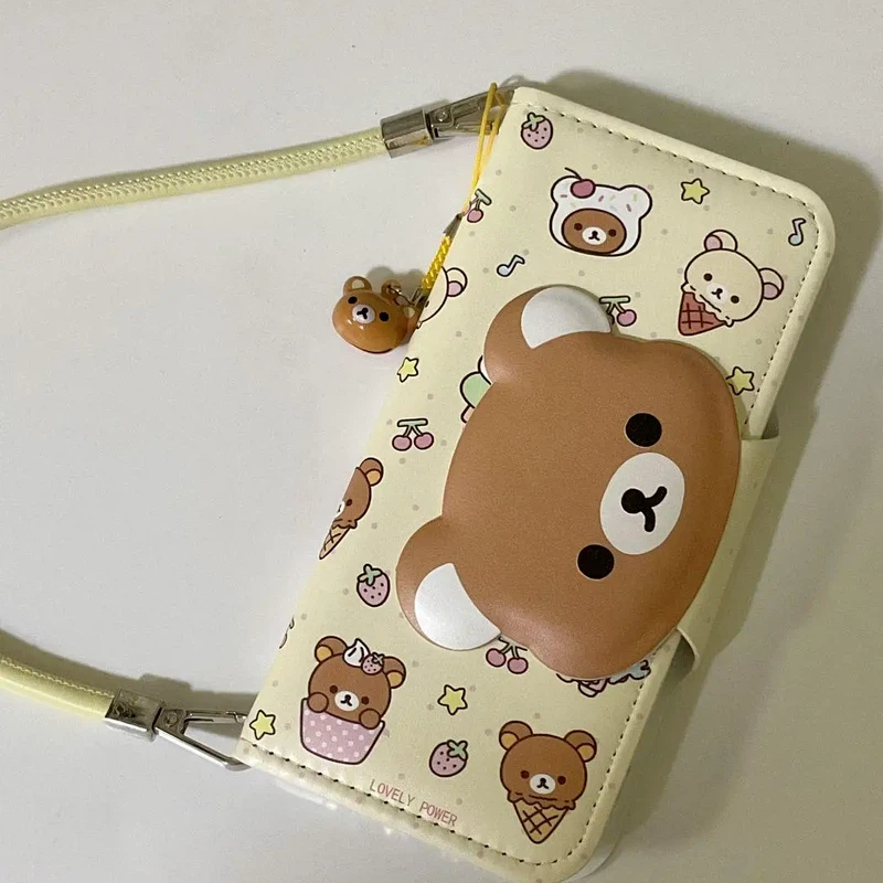 Rilakkuma Cute Cartoon Flip Le - Mini Backpack Purse incelemesi ve fiyatı