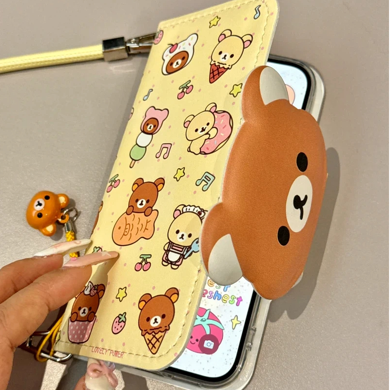 Rilakkuma Cute Cartoon Flip Le - Mini Backpack Purse incelemesi ve fiyatı