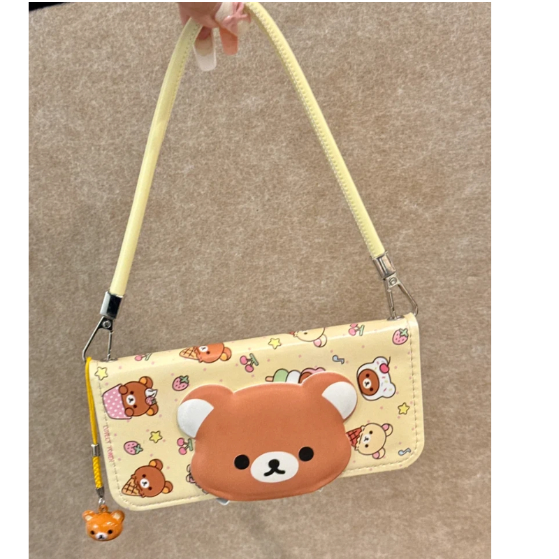 Rilakkuma Cute Cartoon Flip Le - Mini Backpack Purse incelemesi ve fiyatı