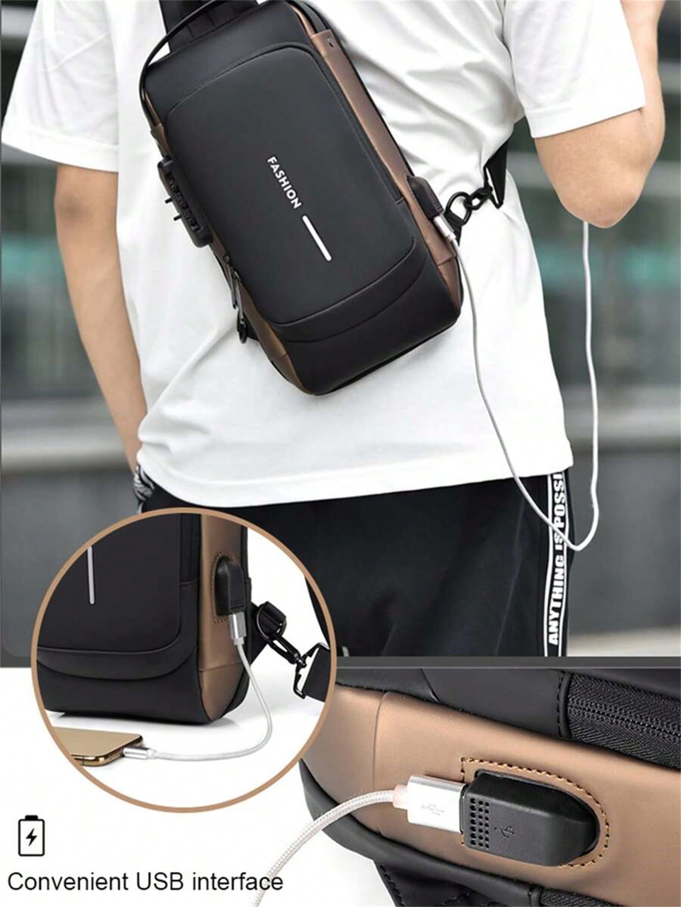 Men's Bags Shoulder Messenger  - Sling Backpack Shoulder incelemesi ve fiyatı