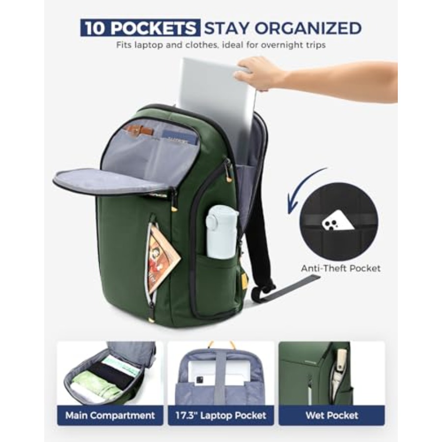 Laptop Backpack for Men, Buses - Travel Backpack Anti Theft incelemesi ve fiyatı