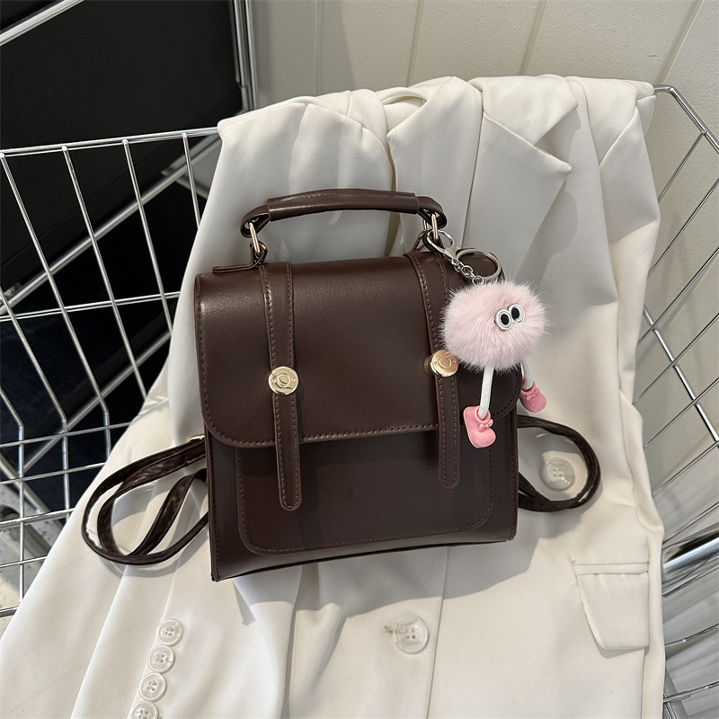 New fashionable double-shoulde - Leather Backpack Vintage incelemesi ve fiyatı