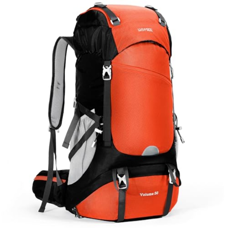 50L Hiking Backpack Travel Bag - Rain Cover Backpack incelemesi ve fiyatı