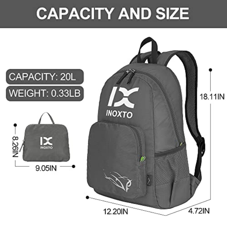 INOXTO 20L Lightweight Hiking  - Foldable Backpack Small incelemesi ve fiyatı