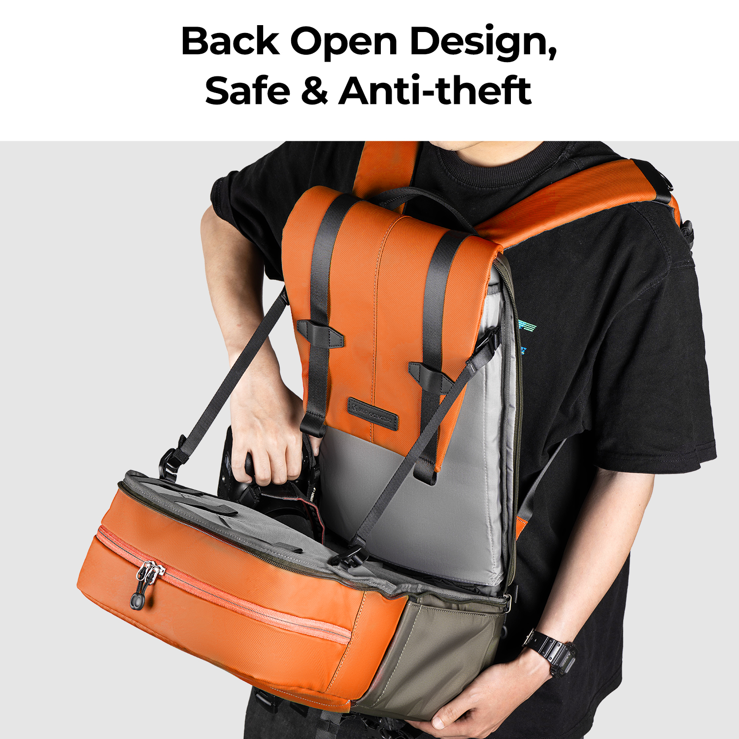 K&F CONCEPT Camera Backpack Tr - Rain Cover Backpack incelemesi ve fiyatı
