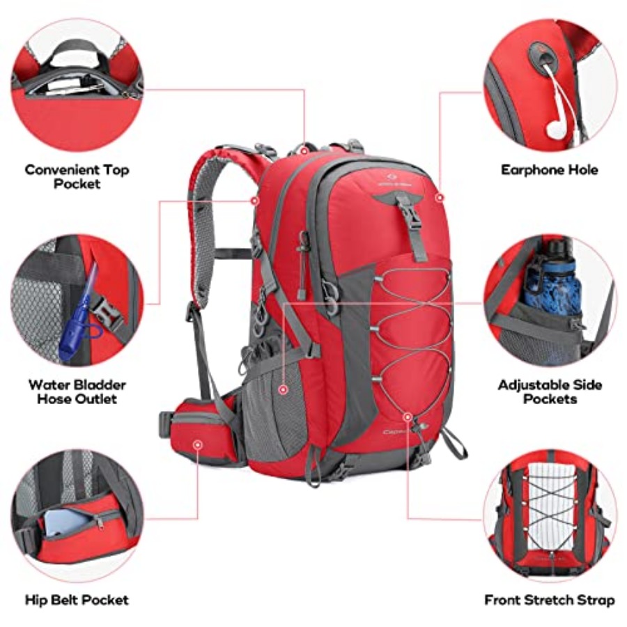 Hiking Backpack, Camping Backp - Rain Cover Backpack incelemesi ve fiyatı