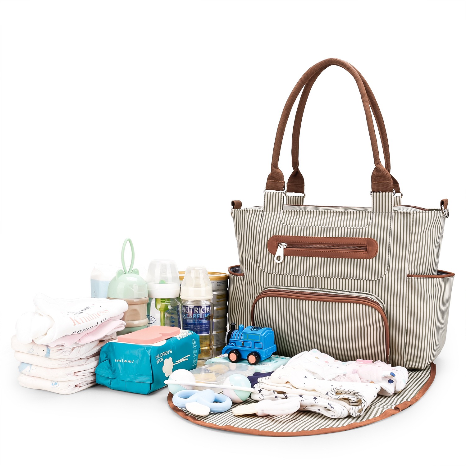 Women Shoulder Bag Travel 7 Pc - Backpack Diaper Bag incelemesi ve fiyatı