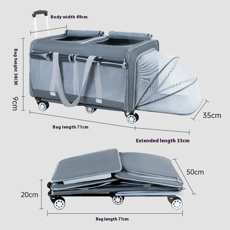 Super Large Capacity Pet Trans - Foldable Backpack Small incelemesi ve fiyatı
