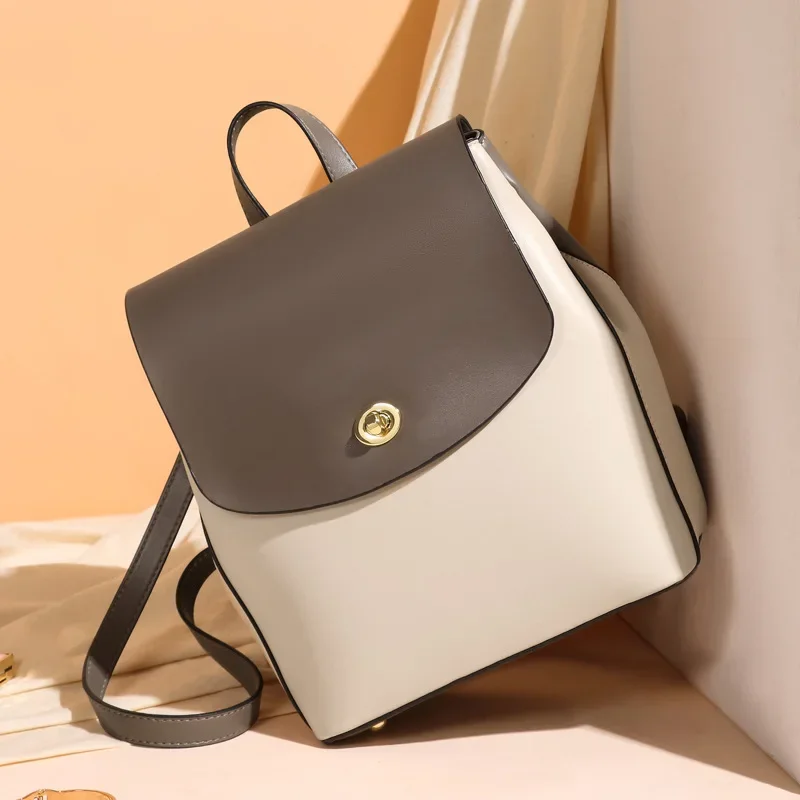 Women's Bags Large Capacity Le - Leather Backpack Vintage incelemesi ve fiyatı