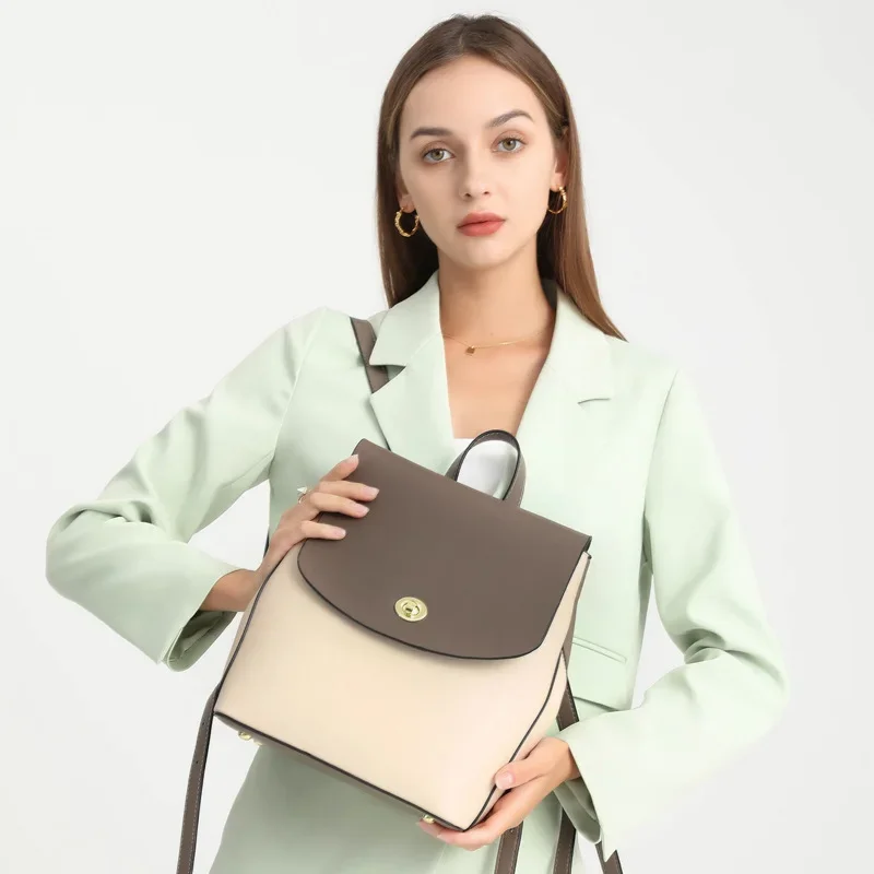 Women's Bags Large Capacity Le - Leather Backpack Vintage incelemesi ve fiyatı