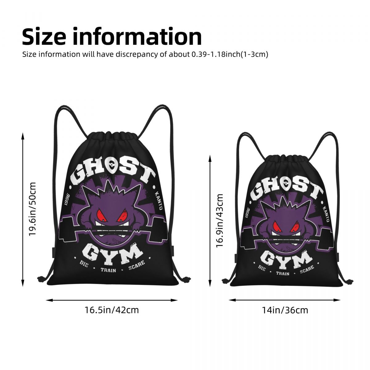 Ghost Gym Drawstring Backpack  - Drawstring Gym Bag incelemesi ve fiyatı
