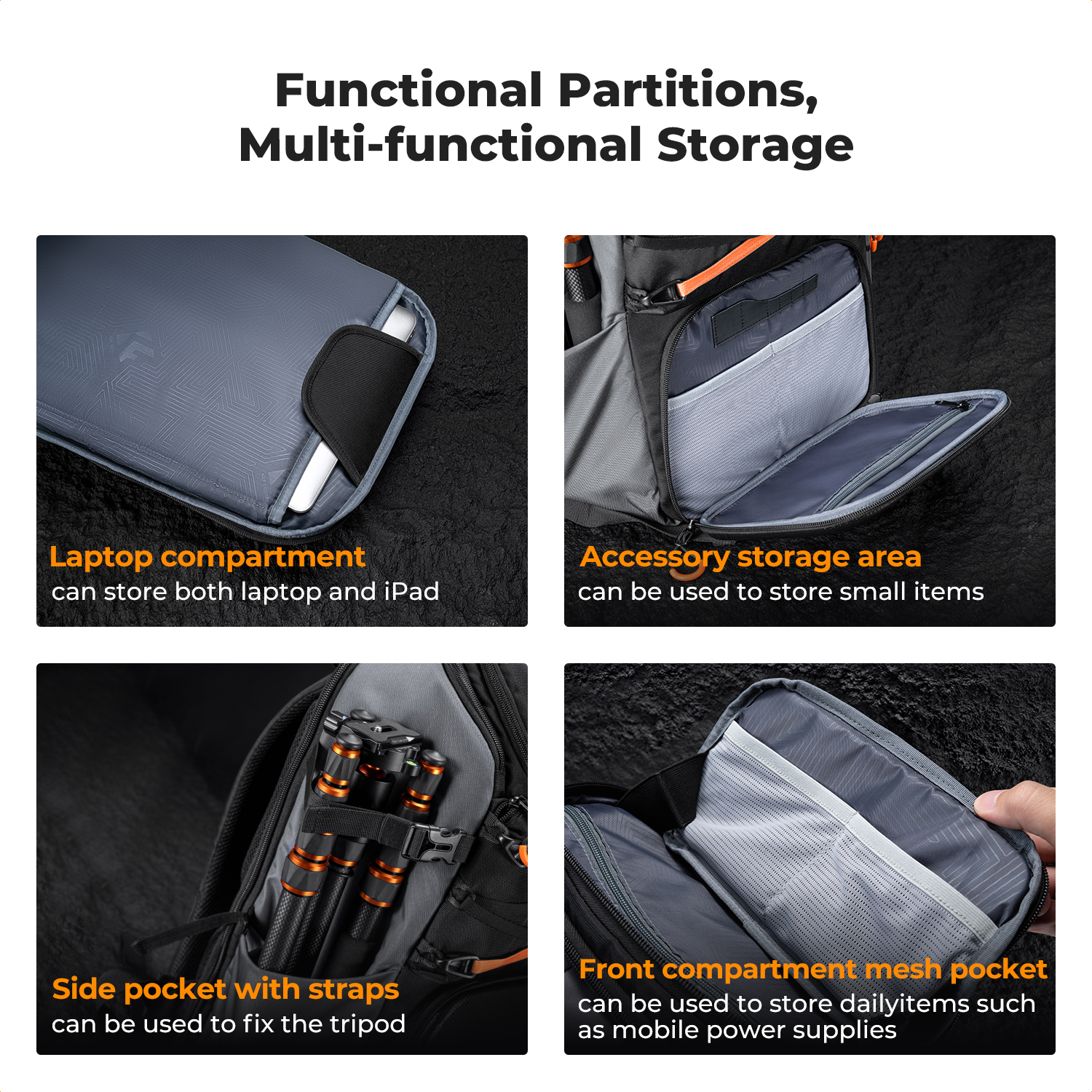 K&F CONCEPT 25L Outdoor Camera - Rain Cover Backpack incelemesi ve fiyatı