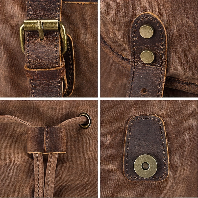 Vintage Men'S Leather Backpack - Leather Backpack Vintage incelemesi ve fiyatı