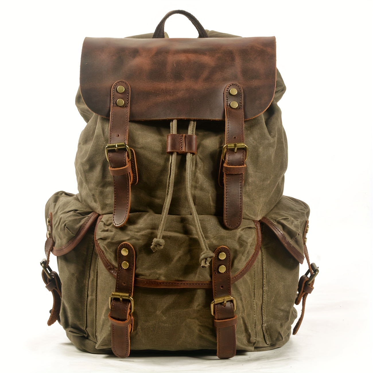 Vintage Men'S Leather Backpack - Leather Backpack Vintage incelemesi ve fiyatı