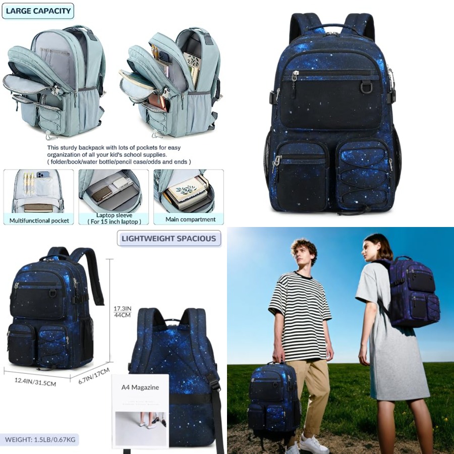 Multi-Pocket Backpack for Trav - Laptop Backpack 15.6 incelemesi ve fiyatı