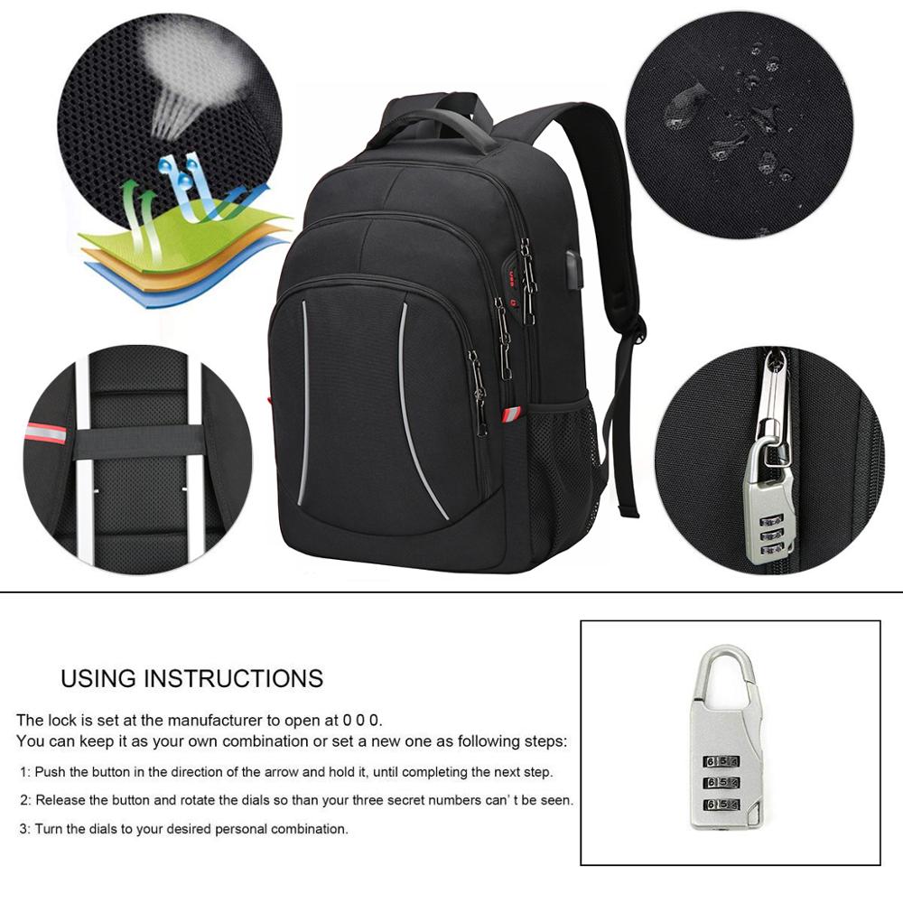 Men Multifuction Travel Laptop - Travel Backpack Anti Theft incelemesi ve fiyatı