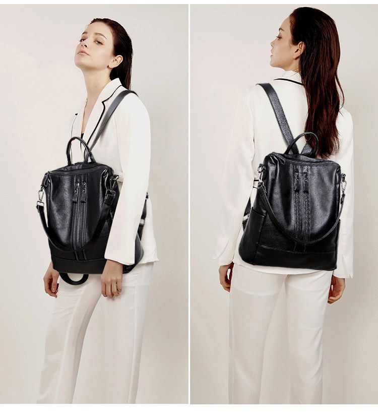 Women Soft Leather Backpack Sc - Canvas Backpack Casual incelemesi ve fiyatı