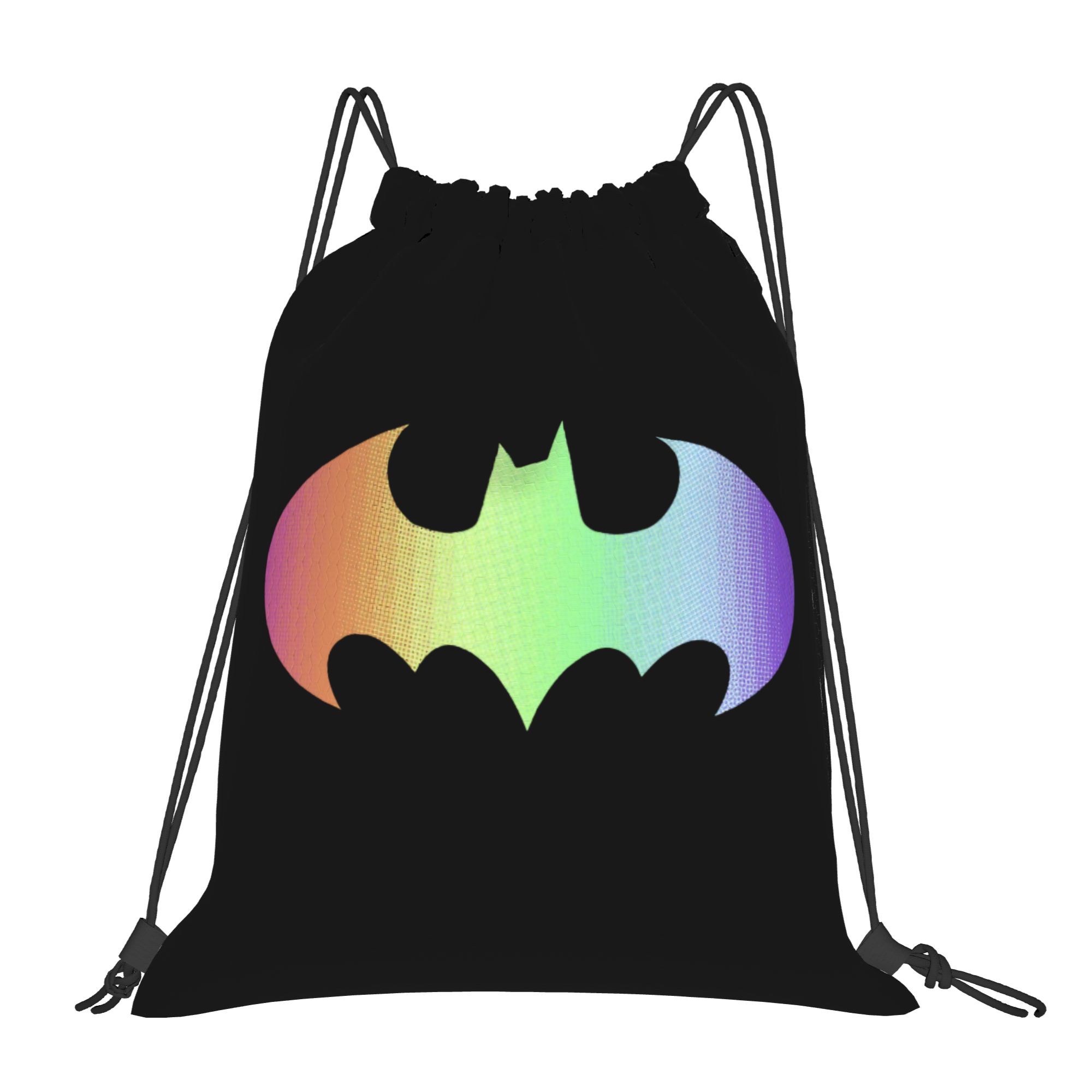Batmans Logo Rainbow Gradient  - Drawstring Gym Bag incelemesi ve fiyatı