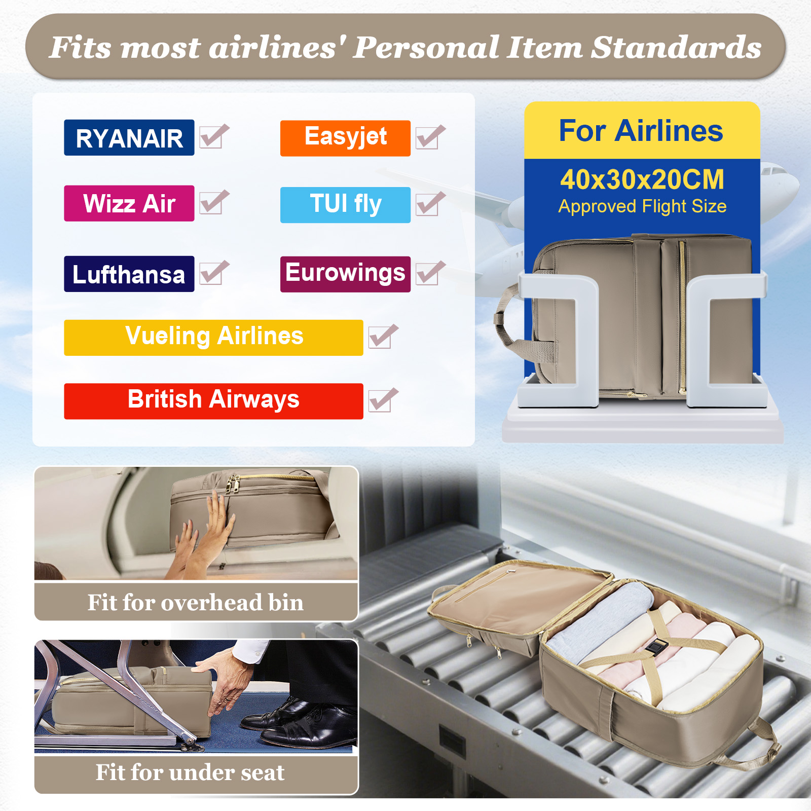 Ryanair 40x30x20 Travel Backpa - Canvas Backpack Casual incelemesi ve fiyatı