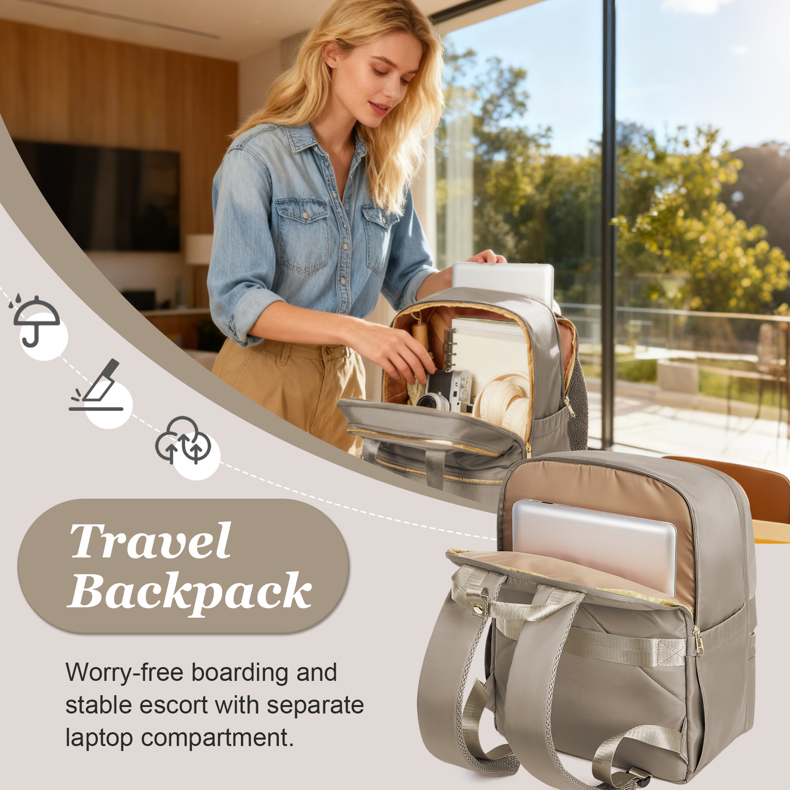 Ryanair 40x30x20 Travel Backpa - Canvas Backpack Casual incelemesi ve fiyatı
