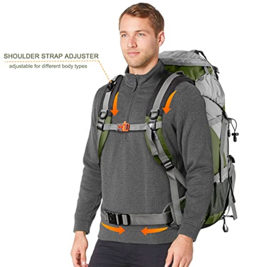 Loowoko 50L Hiking Backpack, W - Rain Cover Backpack incelemesi ve fiyatı