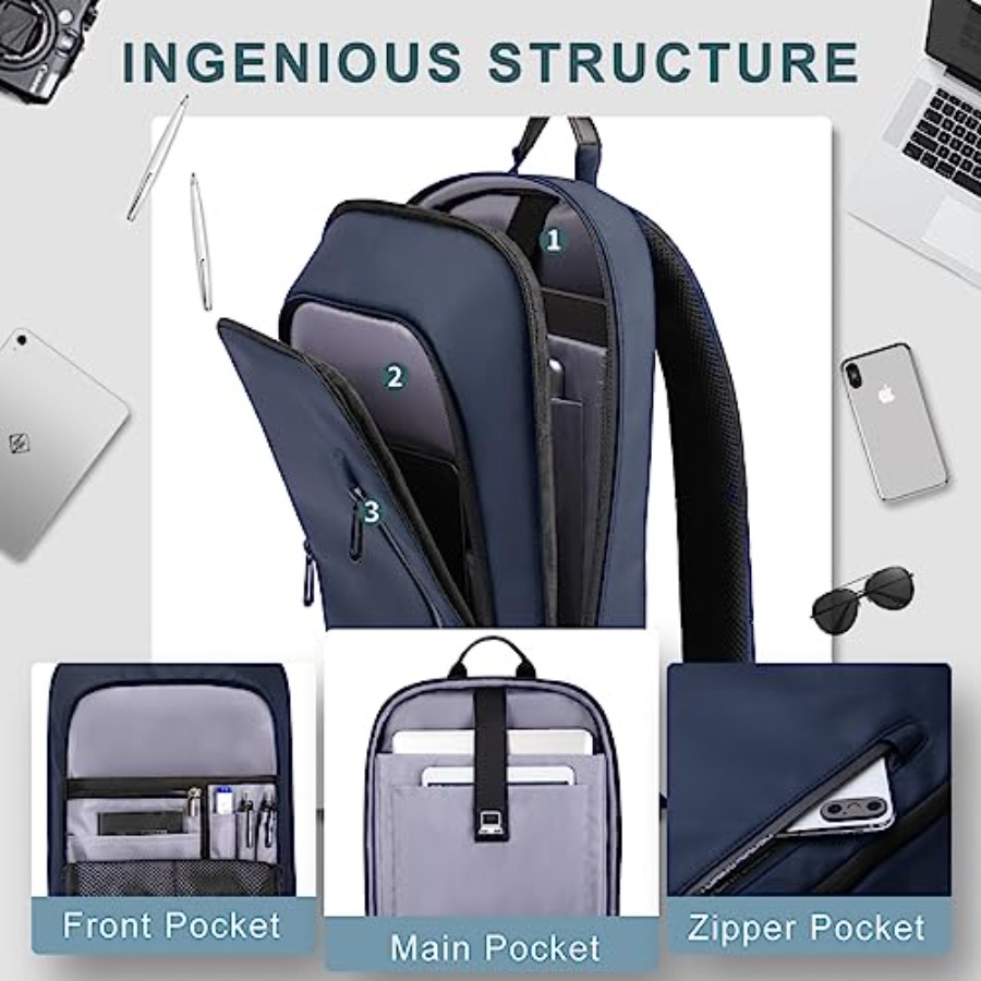 Backpack for Men Business Slim - Travel Backpack Anti Theft incelemesi ve fiyatı
