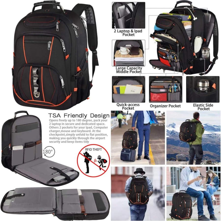 Travel Laptop Backpack, Extra  - Travel Backpack Anti Theft incelemesi ve fiyatı