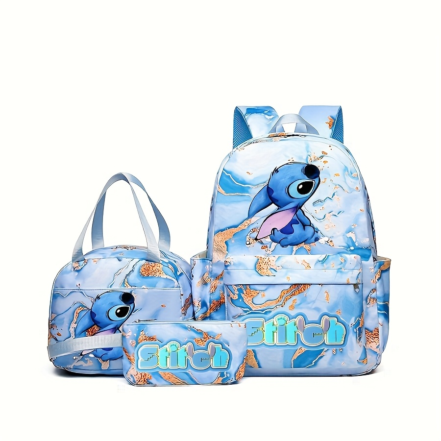 Stitch Series Cartoon Three Pi - Canvas Backpack Casual incelemesi ve fiyatı