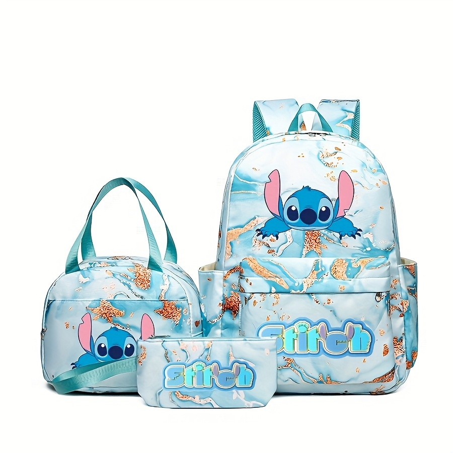 Stitch Series Cartoon Three Pi - Canvas Backpack Casual incelemesi ve fiyatı