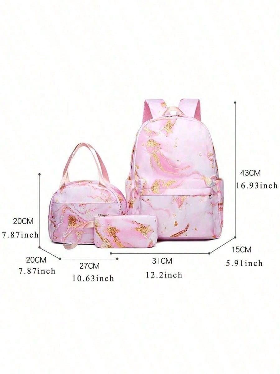 Stitch Series Cartoon Three Pi - Canvas Backpack Casual incelemesi ve fiyatı