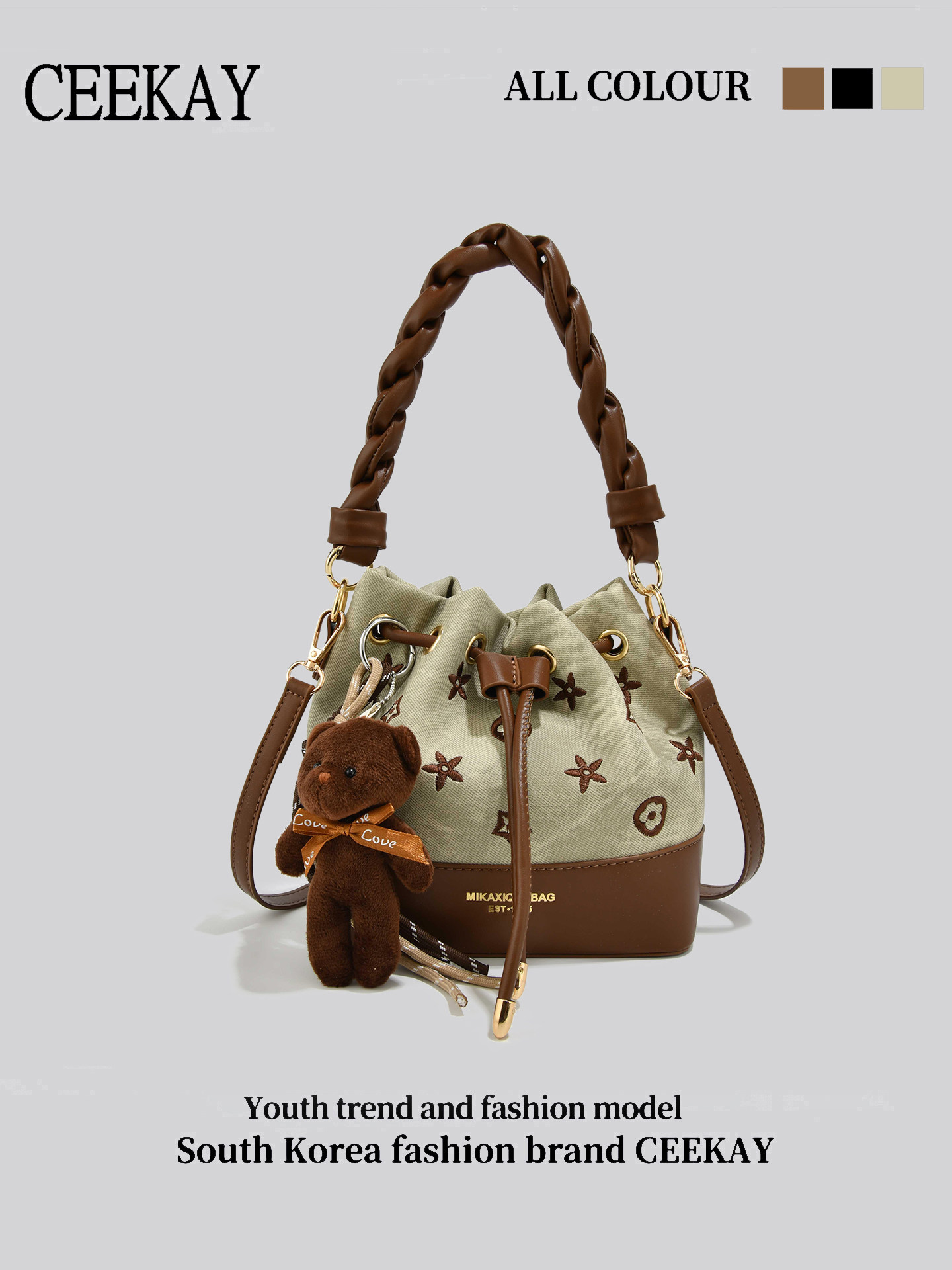 CEEKAY Vintage Drawstring Buck - Leather Backpack Vintage incelemesi ve fiyatı