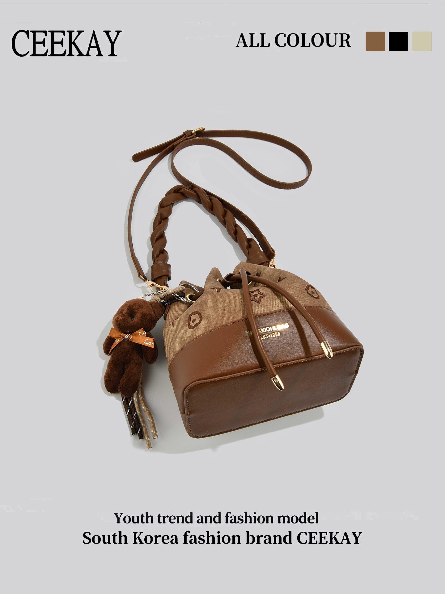 CEEKAY Vintage Drawstring Buck - Leather Backpack Vintage incelemesi ve fiyatı