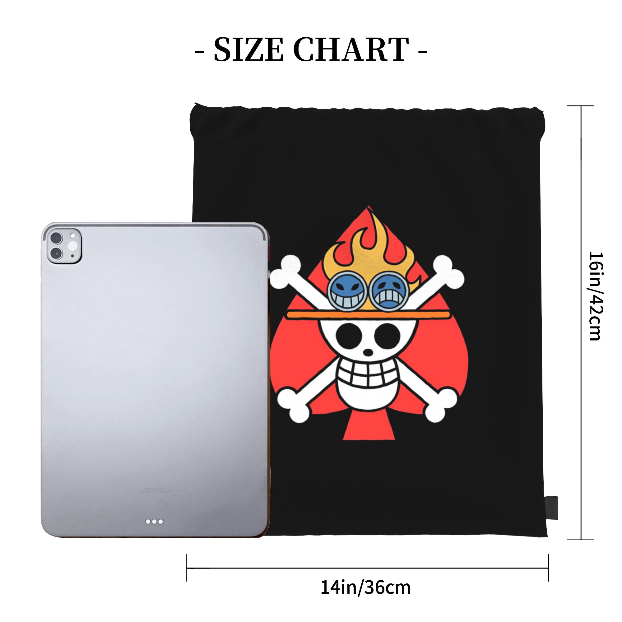 One Piece Flag ACE Drawstring  - Drawstring Gym Bag incelemesi ve fiyatı