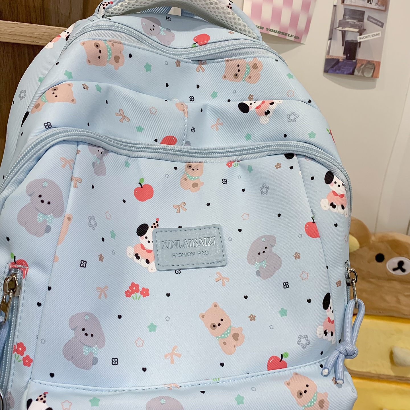 Cute Animal Print Backpack Wom - School Backpack Teen incelemesi ve fiyatı
