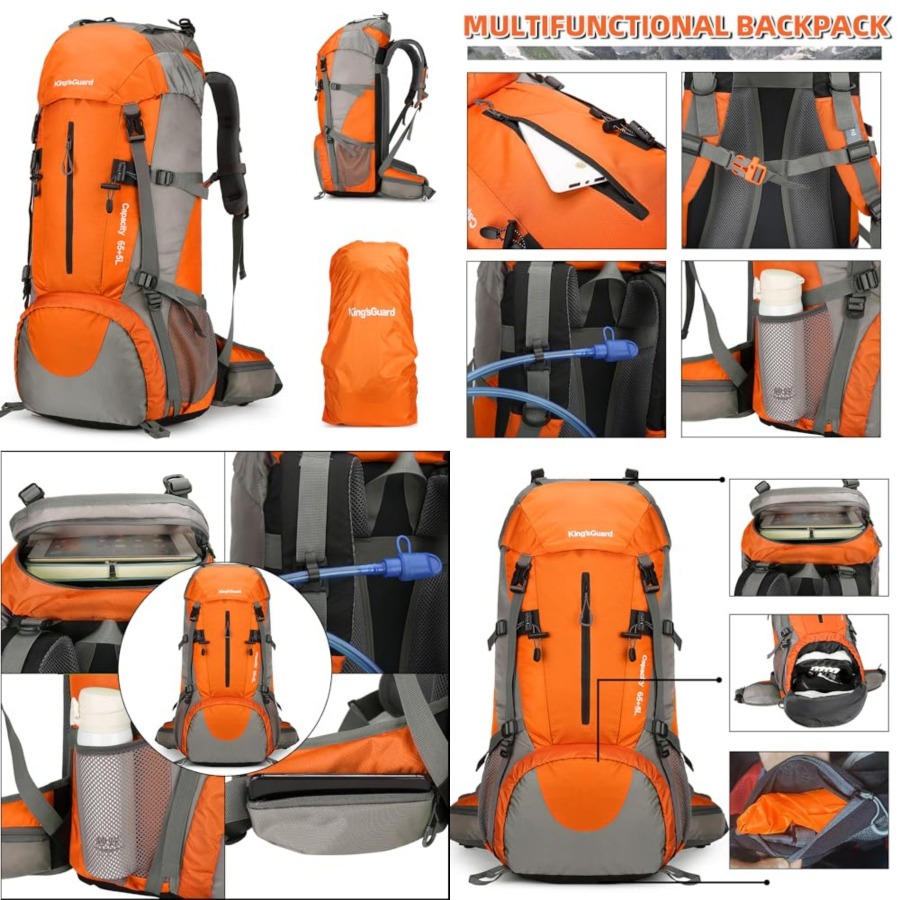 70L Hiking Backpack with Rain  - Rain Cover Backpack incelemesi ve fiyatı