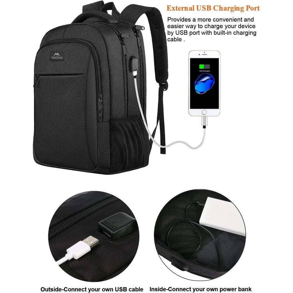 MATEIN BusinLaptop Backpack, 1 - Laptop Backpack 15.6 incelemesi ve fiyatı