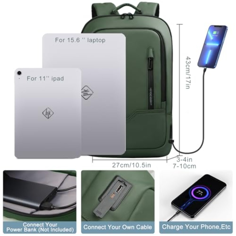 Backpack for Men Business Slim - Travel Backpack Anti Theft incelemesi ve fiyatı