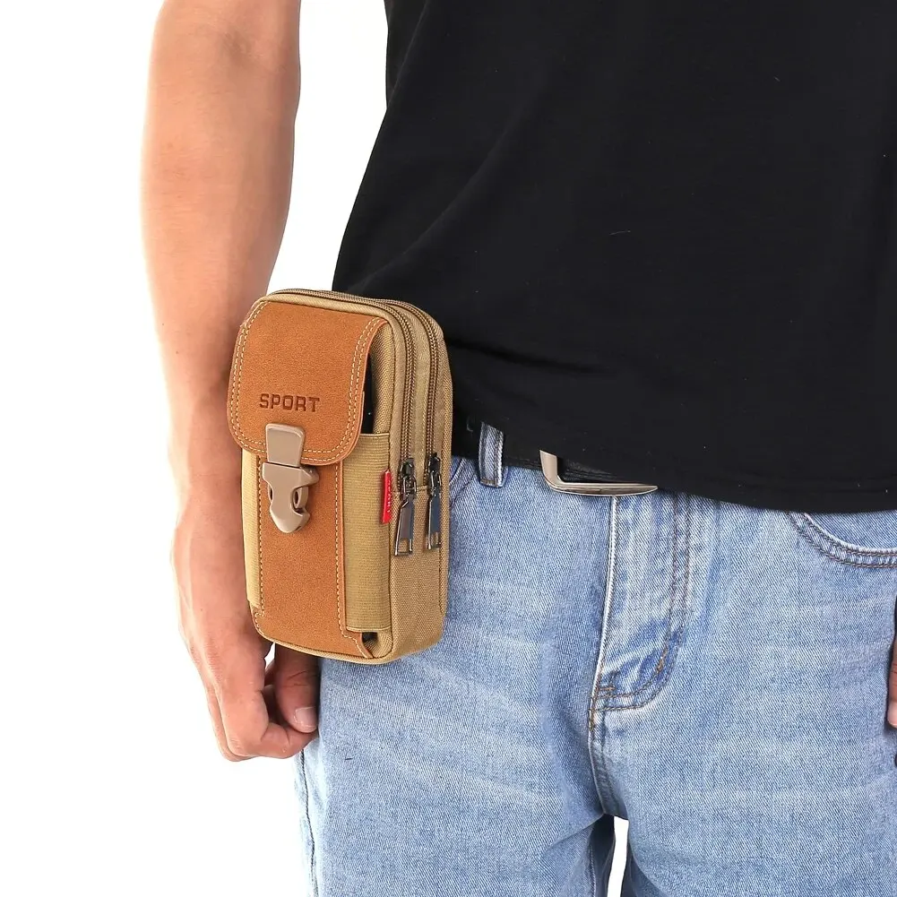 Unisex Belt Pouch Mobile Phone - Canvas Backpack Casual incelemesi ve fiyatı