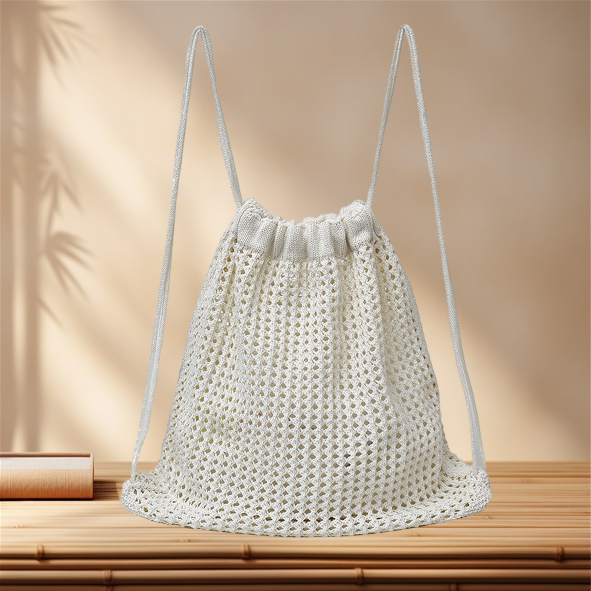 Handmade Crochet Beach Drawstr - Drawstring Gym Bag incelemesi ve fiyatı