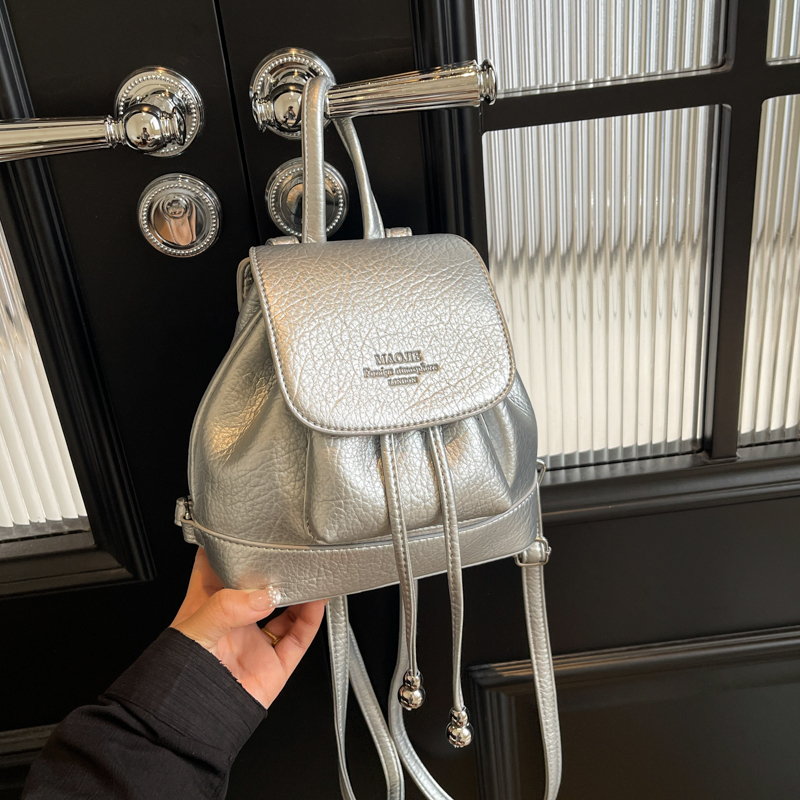 Solid Small String Backpacks P - Leather Backpack Vintage incelemesi ve fiyatı