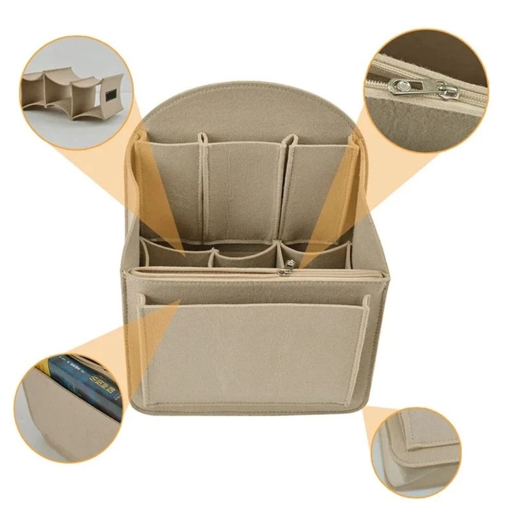 Makeup Organizer Felt Insert B - Backpack Insert Organizer incelemesi ve fiyatı