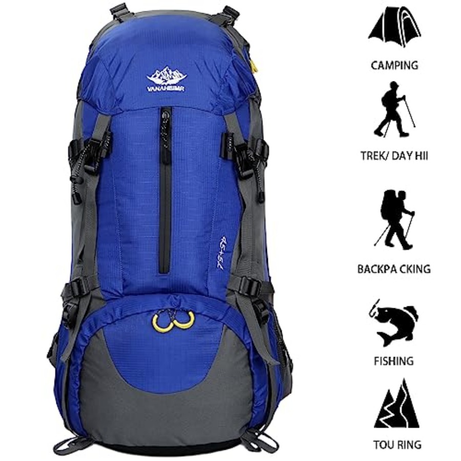50L Hiking Backpack Men Campin - Rain Cover Backpack incelemesi ve fiyatı