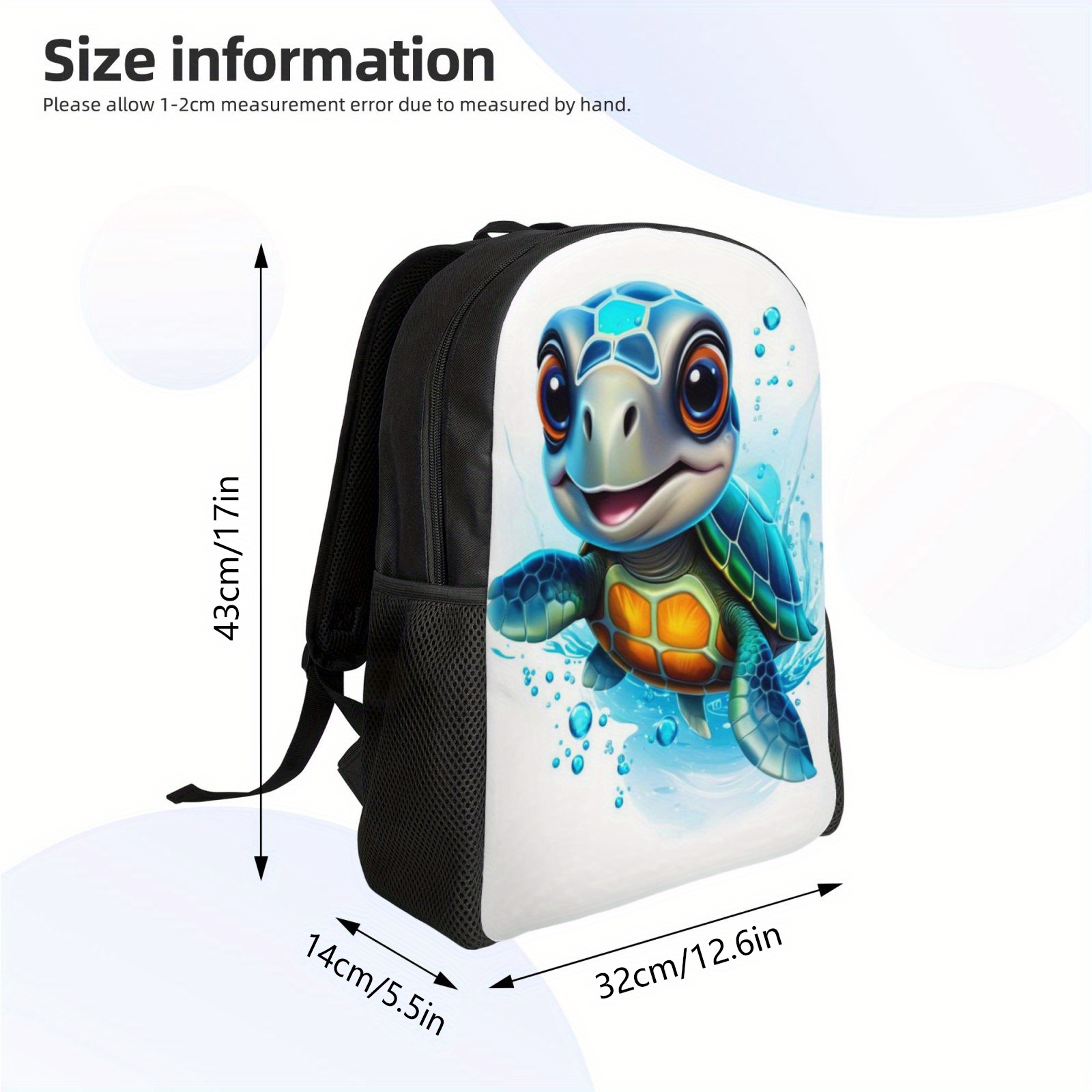 Little Turtle Printed Casual T - School Backpack Teen incelemesi ve fiyatı